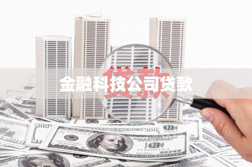 德令哈金融科技公司贷款