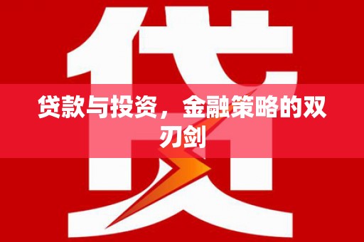 德令哈贷款与投资，金融策略的双刃剑