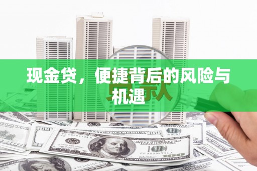 德令哈现金贷，便捷背后的风险与机遇