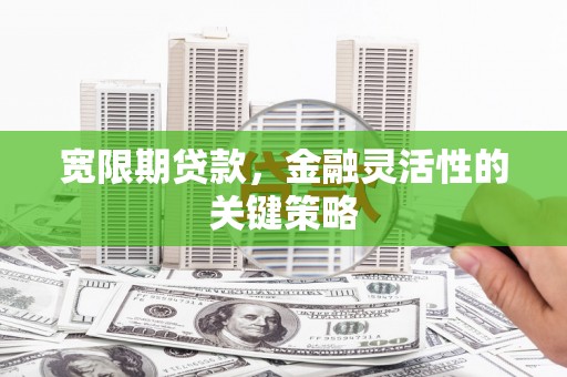 德令哈宽限期贷款，金融灵活性的关键策略