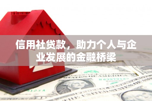 德令哈信用社贷款，助力个人与企业发展的金融桥梁