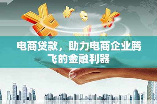 德令哈电商贷款，助力电商企业腾飞的金融利器