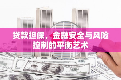德令哈贷款担保，金融安全与风险控制的平衡艺术