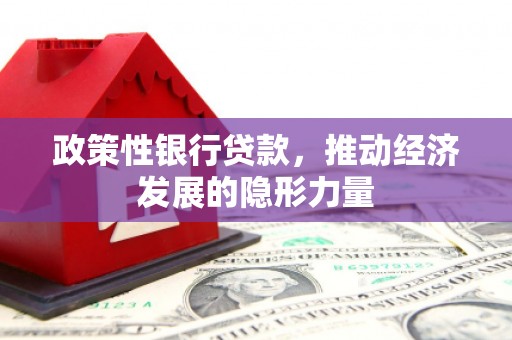 德令哈政策性银行贷款，推动经济发展的隐形力量