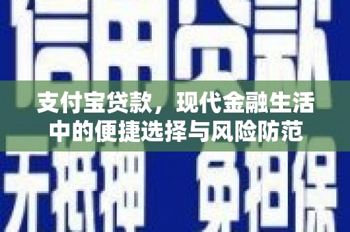德令哈支付宝贷款，现代金融生活中的便捷选择与风险防范
