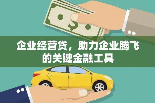 德令哈企业经营贷，助力企业腾飞的关键金融工具