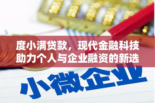 德令哈度小满贷款，现代金融科技助力个人与企业融资的新选择