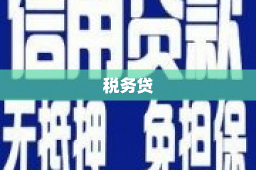 德令哈税务贷