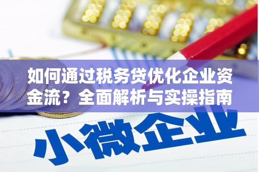 德令哈如何通过税务贷优化企业资金流？全面解析与实操指南