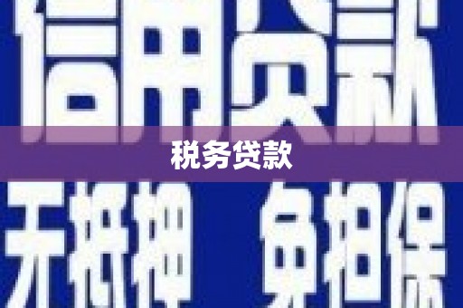 德令哈税务贷款