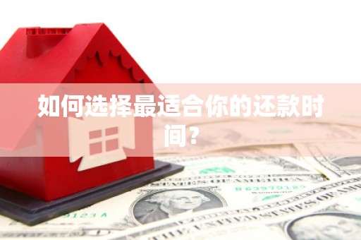 德令哈如何选择最适合你的还款时间？