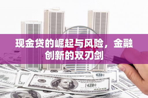 德令哈现金贷的崛起与风险，金融创新的双刃剑