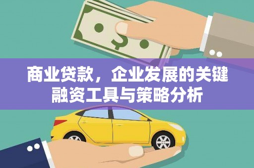 德令哈商业贷款，企业发展的关键融资工具与策略分析