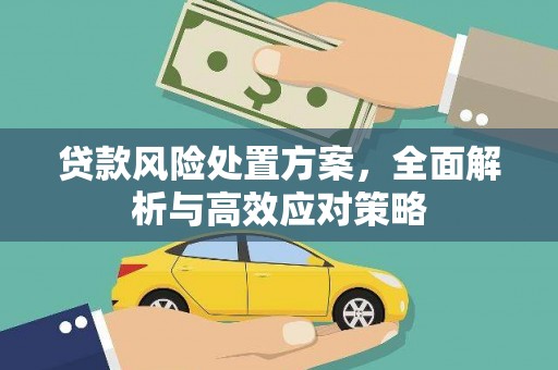 德令哈贷款风险处置方案，全面解析与高效应对策略