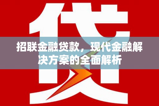 德令哈招联金融贷款，现代金融解决方案的全面解析