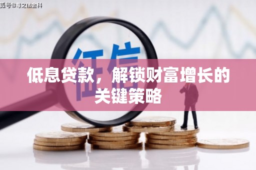 德令哈低息贷款，解锁财富增长的关键策略