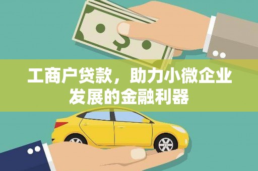 德令哈工商户贷款，助力小微企业发展的金融利器