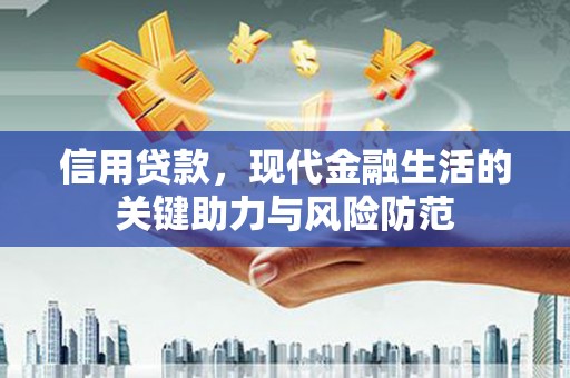 德令哈信用贷款，现代金融生活的关键助力与风险防范