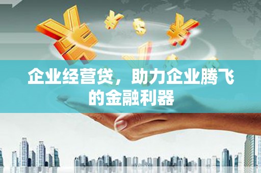 德令哈企业经营贷，助力企业腾飞的金融利器