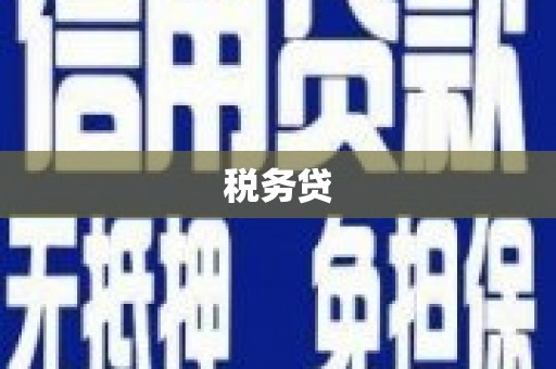 德令哈税务贷