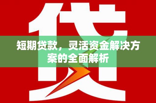 德令哈短期贷款，灵活资金解决方案的全面解析