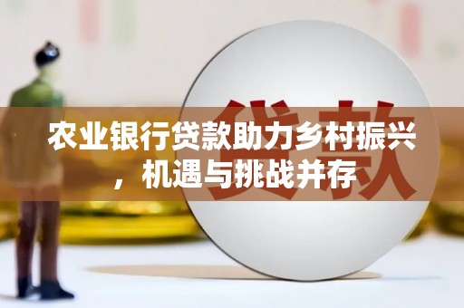德令哈农业银行贷款助力乡村振兴，机遇与挑战并存