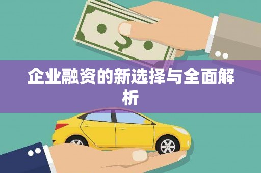 德令哈企业融资的新选择与全面解析