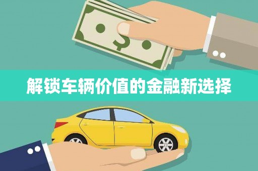 德令哈解锁车辆价值的金融新选择