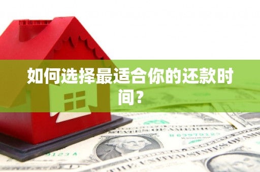 德令哈如何选择最适合你的还款时间？